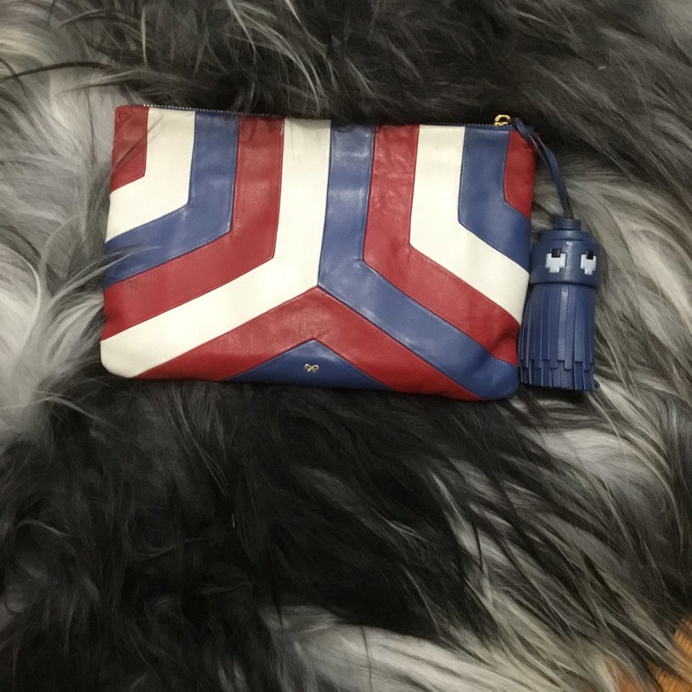 Anya Hindmarch clutch